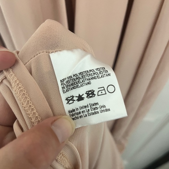 Anthropologie BHLDN Blush Pink Mendoza Maxi Dress NWT Sz 4 - Picture 13 of 16